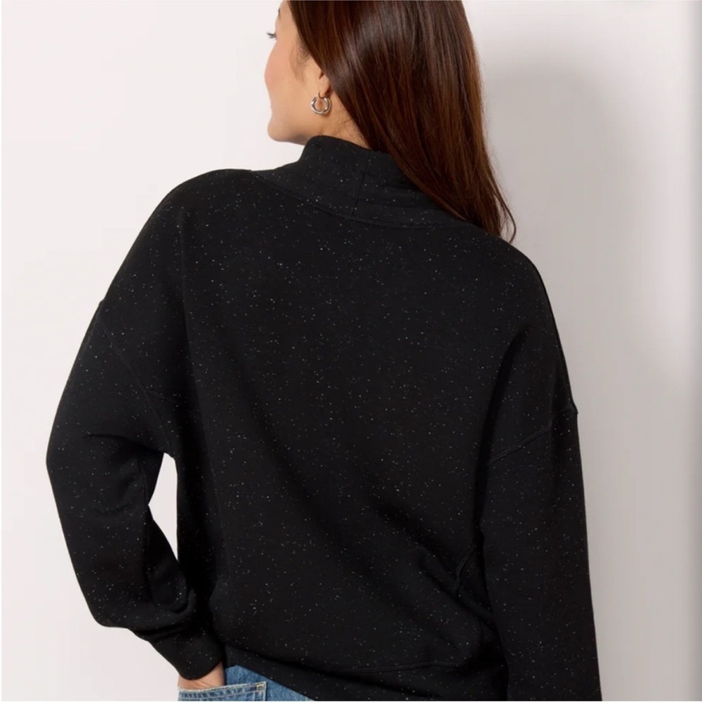 Varley Oakdale Sweat Double Soft Size XS black speckled - Picture 4 of 12